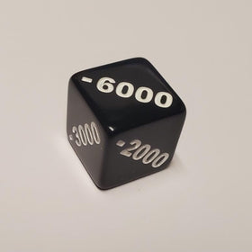 Rook Robot dice in use on tabletop for One Piece TCG