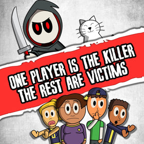 Rookie Mage Games Don't Get Stabbed victim cards depict dramatic choices during play