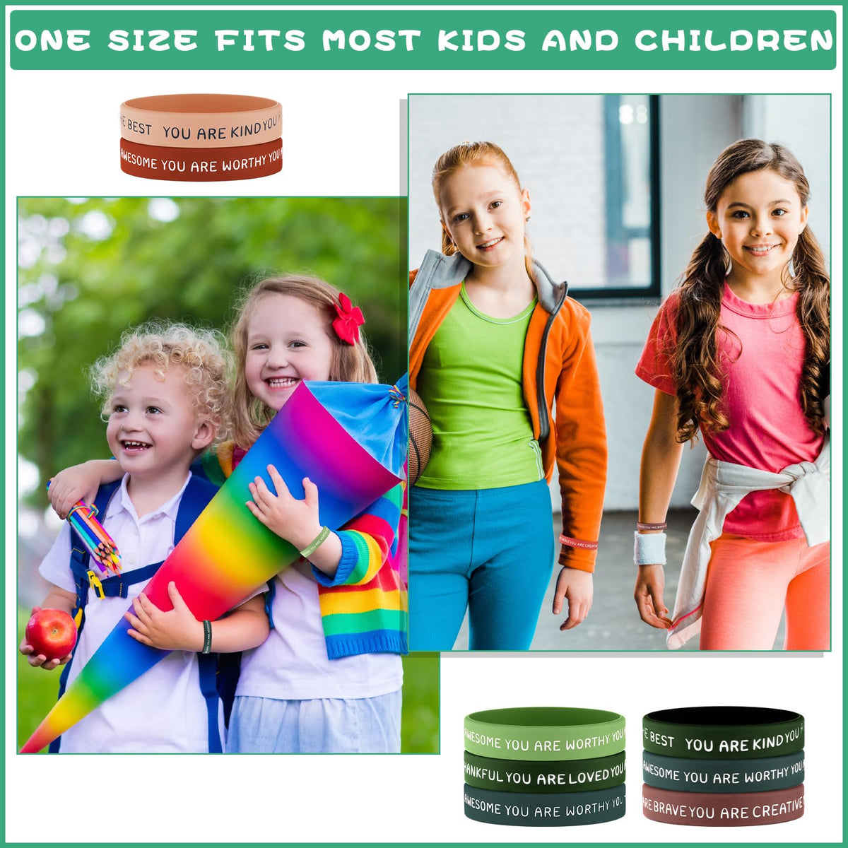 Roowest back to school gifts wristbands to boost confidence and daily motivation