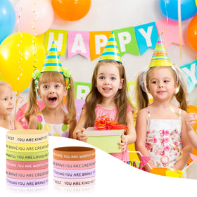 Roowest kids wristbands soft silicone safe for small hands and play