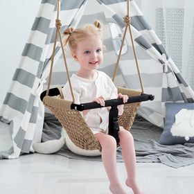 ROPECUBE baby-toddler swing with durable construction supports active play safely.