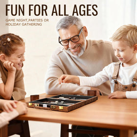 ropoda Backgammon dice and pieces ready for gameplay