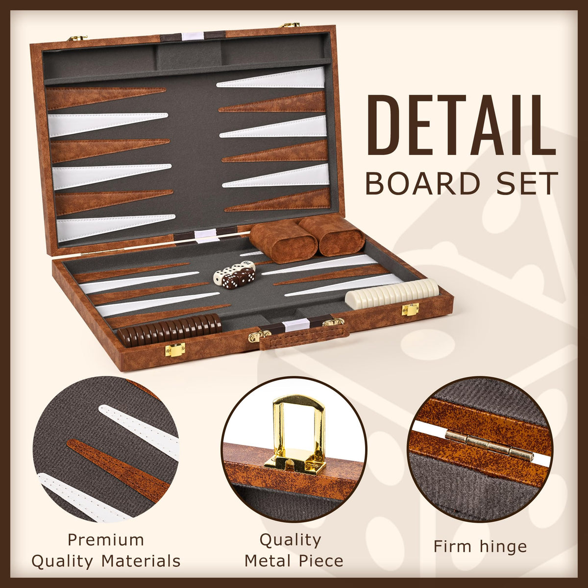 Ropoda premium leather trim enhances durability and elegant look.