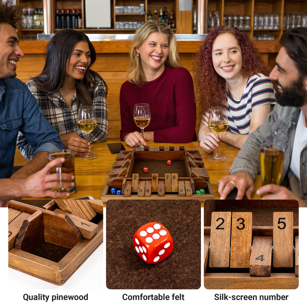 Ropoda eight dice set ready for quick rounds