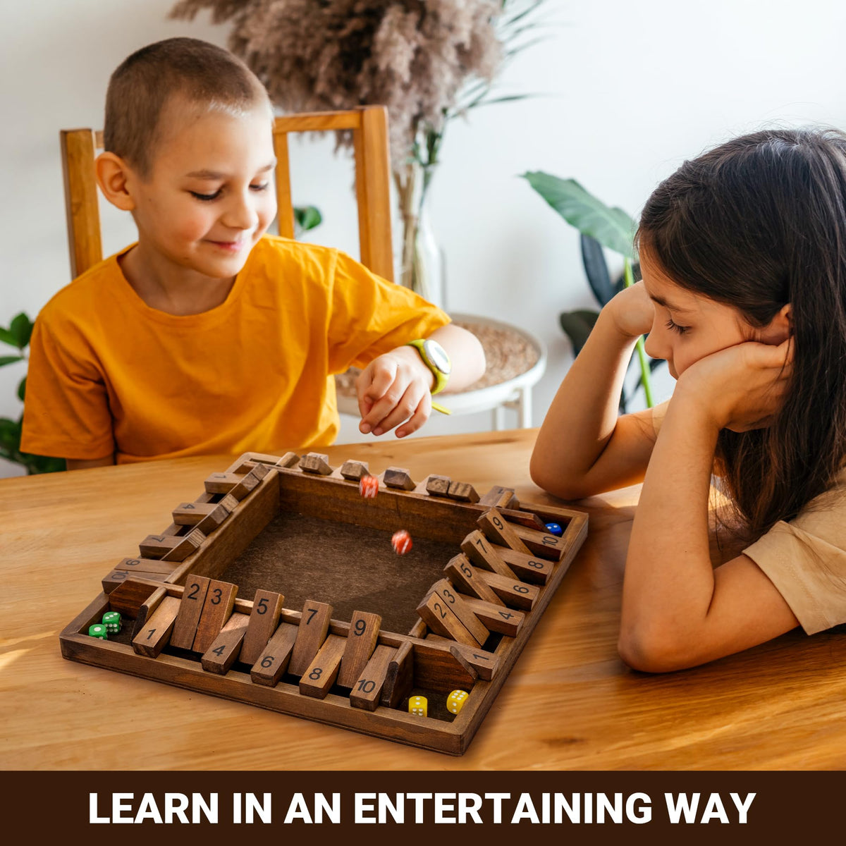 Ropoda family game night scene on a cozy wooden table