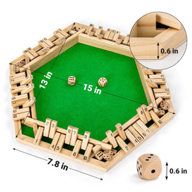 ropoda Shut The Box puzzle-like challenge for kids and adults, engaging addition and strategy.