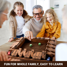 ropoda shut the box 12-number tiles enabling added numerical combinations
