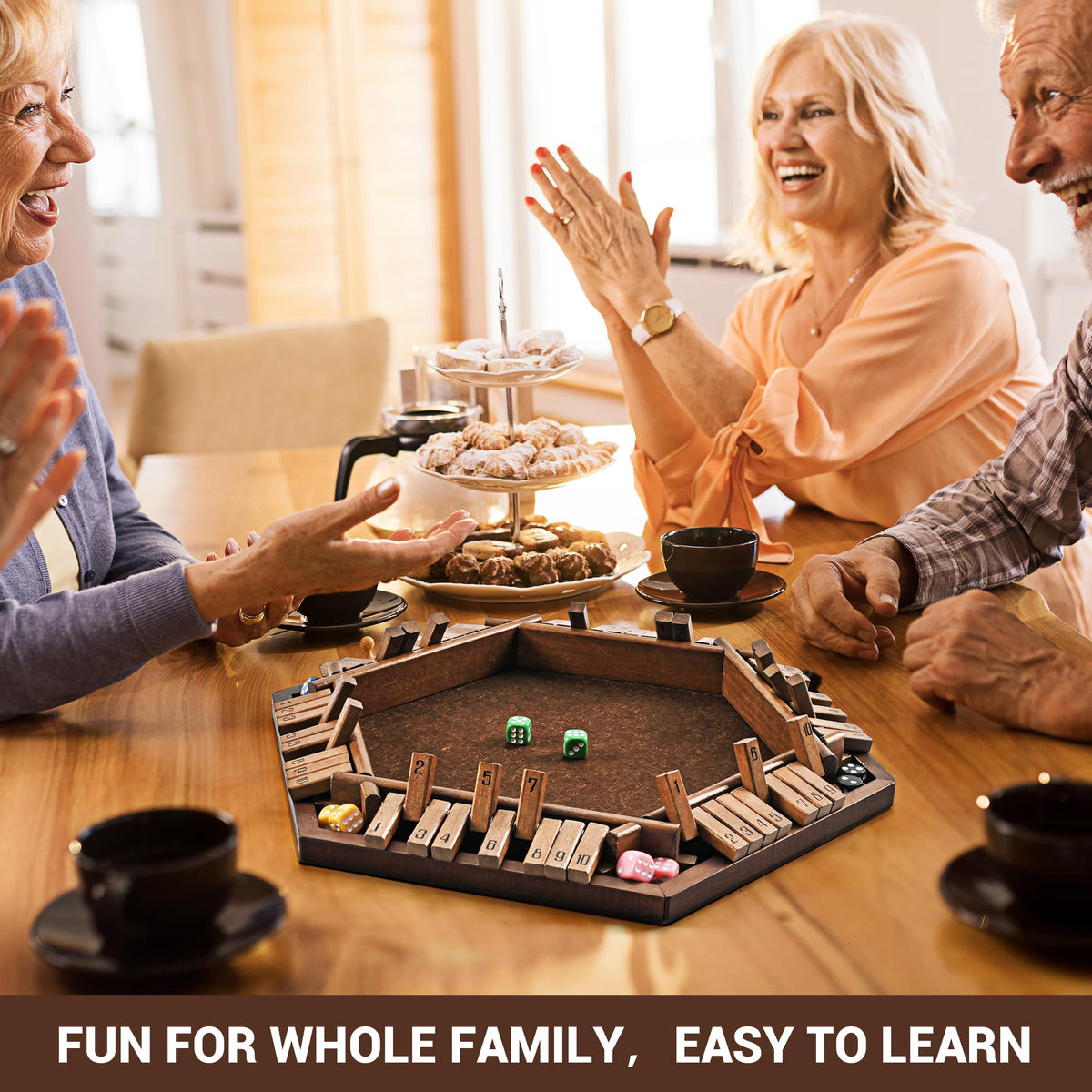 Ropoda Shut the Box vintage wood frame creates a nostalgic atmosphere