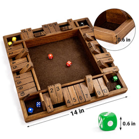 Ropoda traditional pub game vibe in vintage-style wooden box