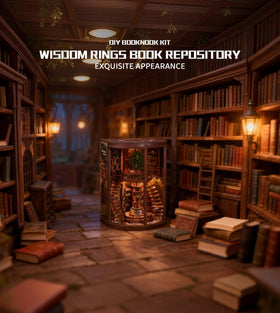 Roroom miniature dollhouse assembly with precise wooden pieces.