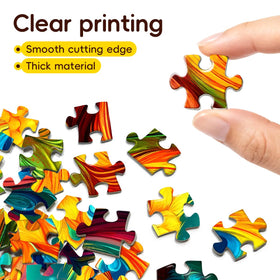 ROSE RAIN precision-cut pieces ensure snug fits and fewer misplacements