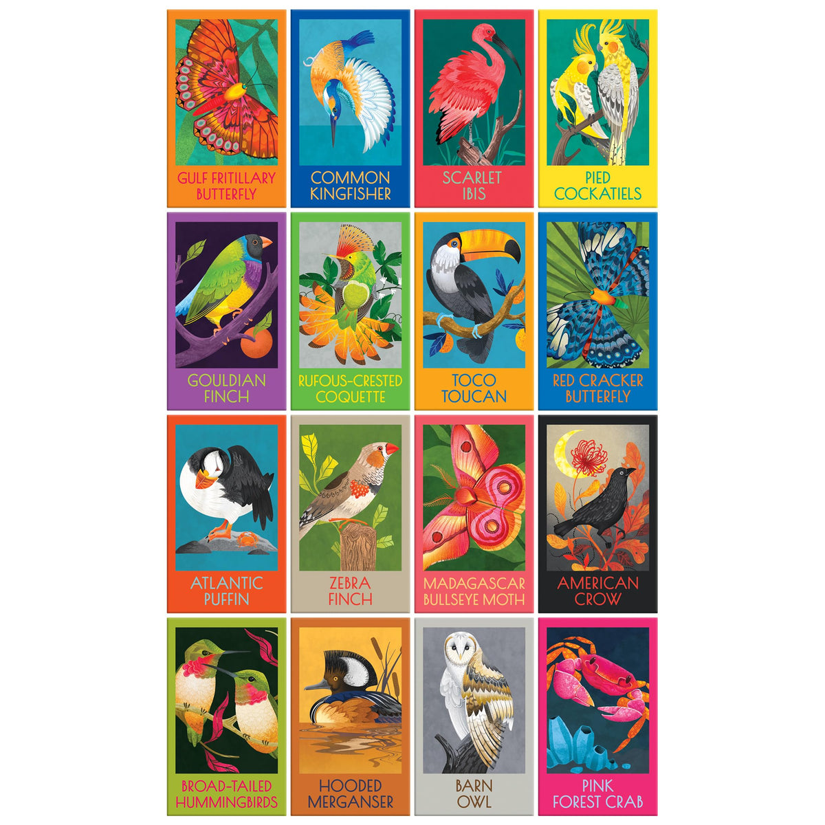RoseArt 16-puzzle set with 100 pieces—challenging and display-ready for framing.