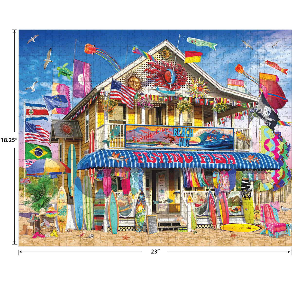 RoseArt Kodak Premium 4-in-1 50's Diner puzzle with classic charm for relaxing weekends.