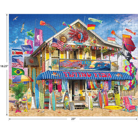 RoseArt Kodak Premium 4-in-1 50's Diner puzzle with classic charm for relaxing weekends.