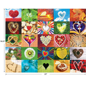 RoseArt Kodak Premium 4-in-1 Love is Everywhere puzzle cozy warmth and joy.