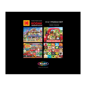 RoseArt Kodak Premium 4-in-1 finished size displayed for framing ideas.