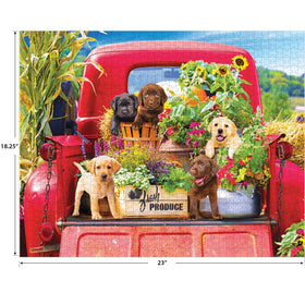 RoseArt Kodak Premium 4-in-1 Surf Shack puzzle bright beach hues for sunny downtime.