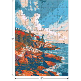 RoseArt box set in use—family puzzle night with nature-inspired scenes.
