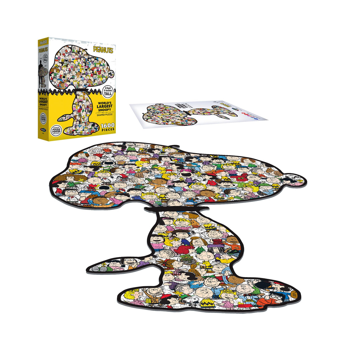 RoseArt Peanuts Puzzle with fully interlocking pieces for a precise, satisfying fit.