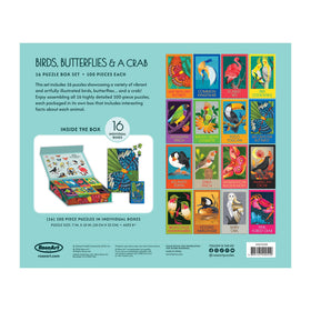 RoseArt bonus poster included enhances building the 100-piece puzzles.
