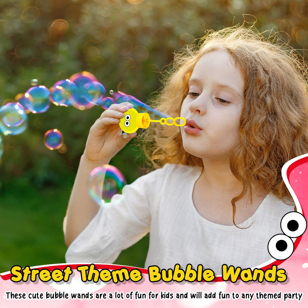 Rotatingpals blue-green bubble wand set to colorize parties and celebrations.