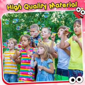 Rotatingpals cartoon eyes bubble wand design as a playful focal point.
