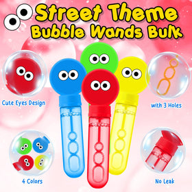 Rotatingpals red bubble wand delivering vibrant bubbles during games.