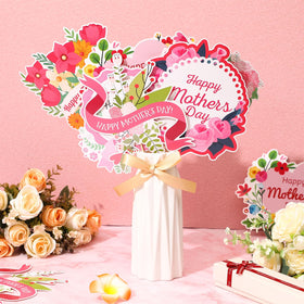 Rotatingpals table topper set for cake or vase decor.