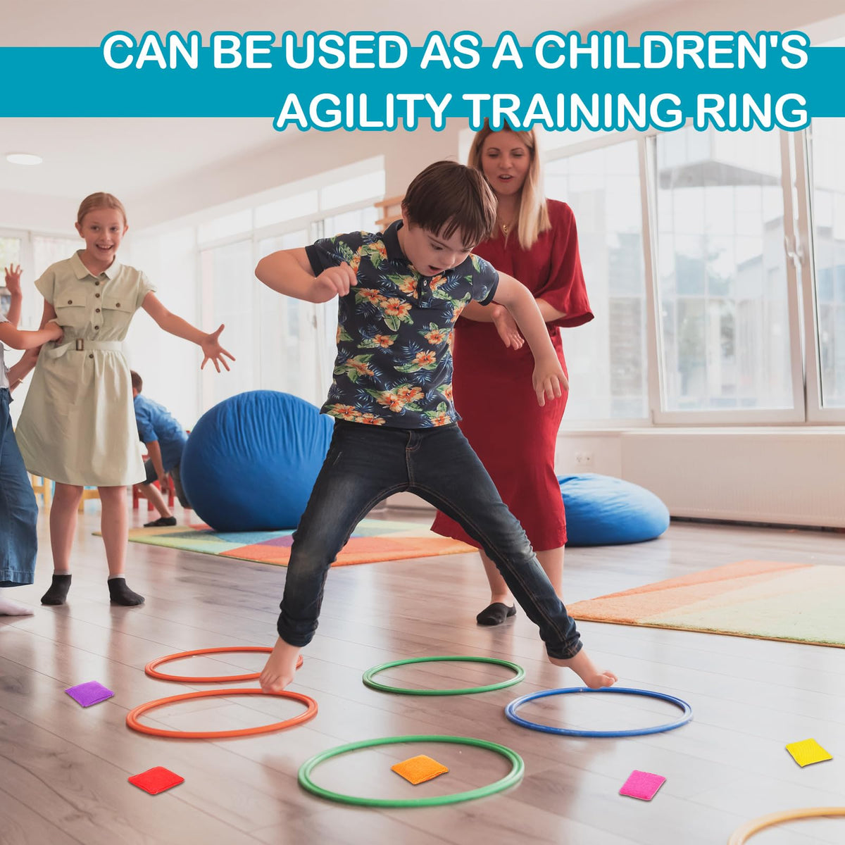RoundFunny beanbags provide smooth tossing targets for family fun