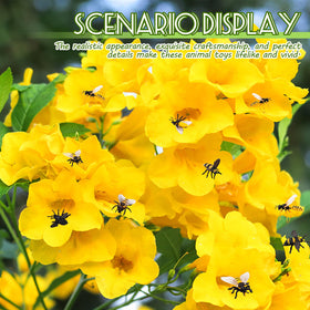 RoundFunny bee figurines ideal for party decor and cake toppers