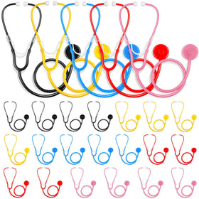 RoundFunny blue stethoscope toy for imaginative doctor play and durable fun.