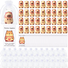 RoundFunny mini capybara stress ball for quick focus and stress relief.