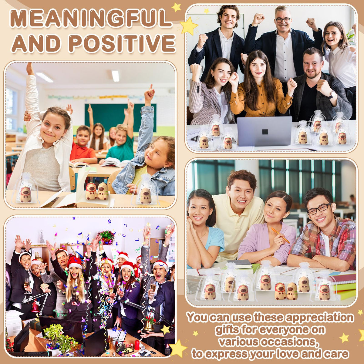 RoundFunny packaging essentials showcasing a complete celebratory gift package.