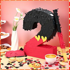 RoundFunny pinata durability close-up highlighting quality materials for playful use.