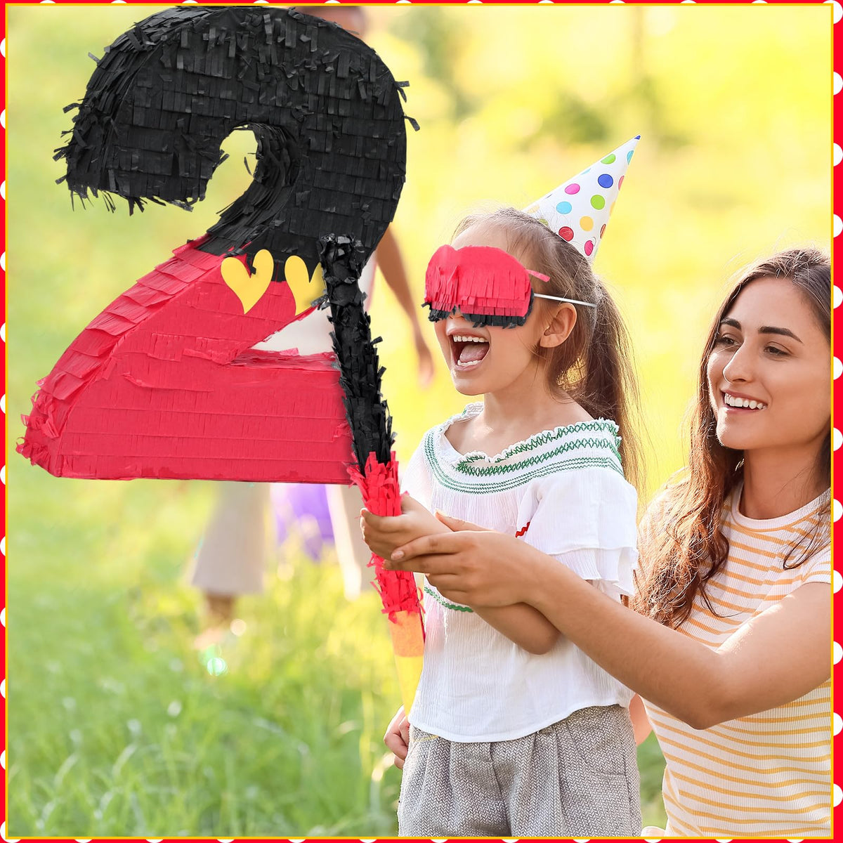 RoundFunny pinata holds approximately 3-5 pounds of treats for celebration.