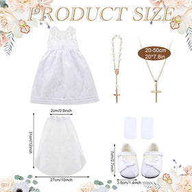 RoundFunny prayer beads bracelet for 18 inch dolls, enhances coordinated outfit with a graceful touch.