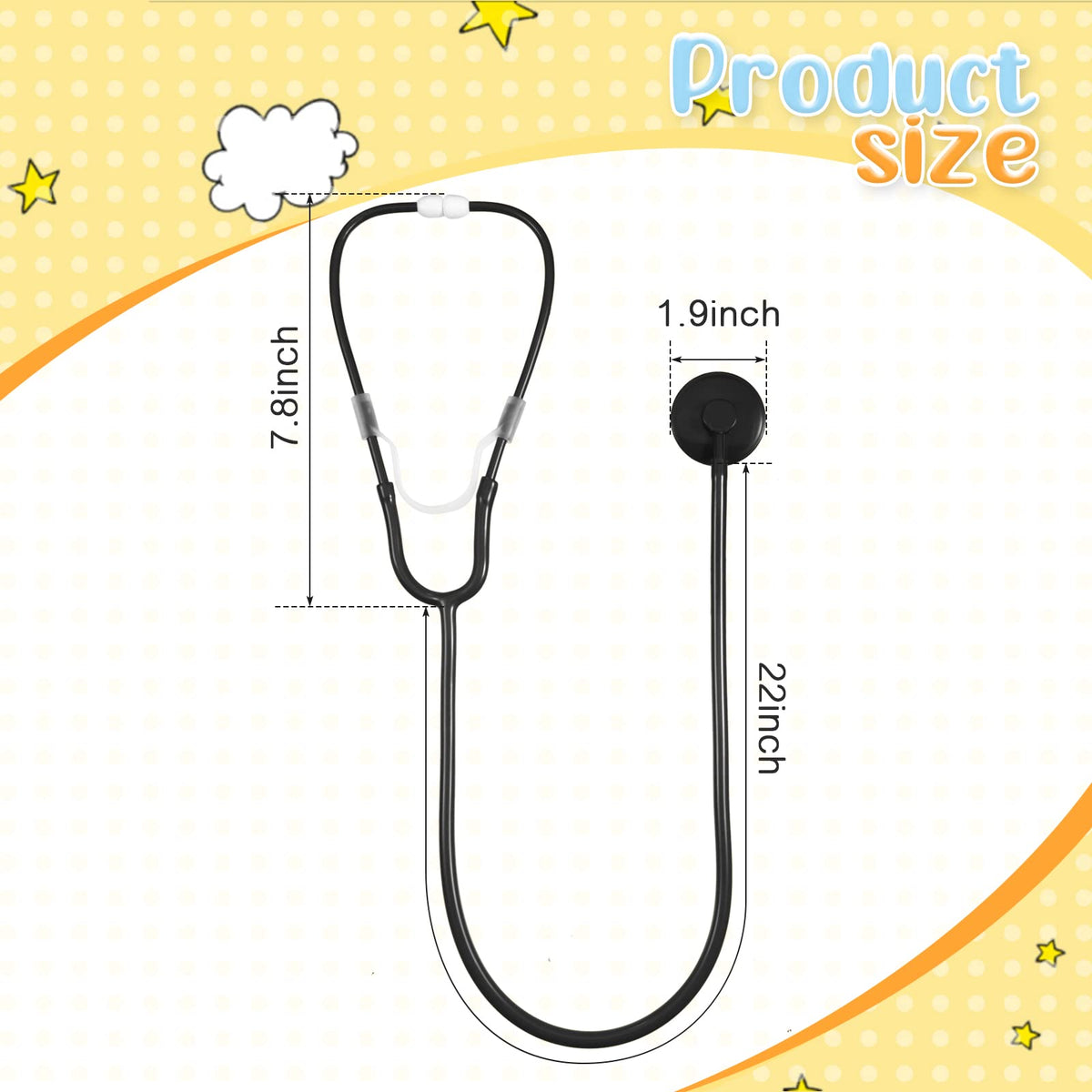 RoundFunny realistic stethoscope for kids, encouraging storytelling and collaboration.