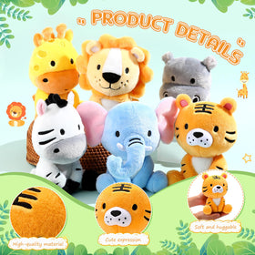 RoundFunny safari lion plush, charming companion for storytelling and desk decor.