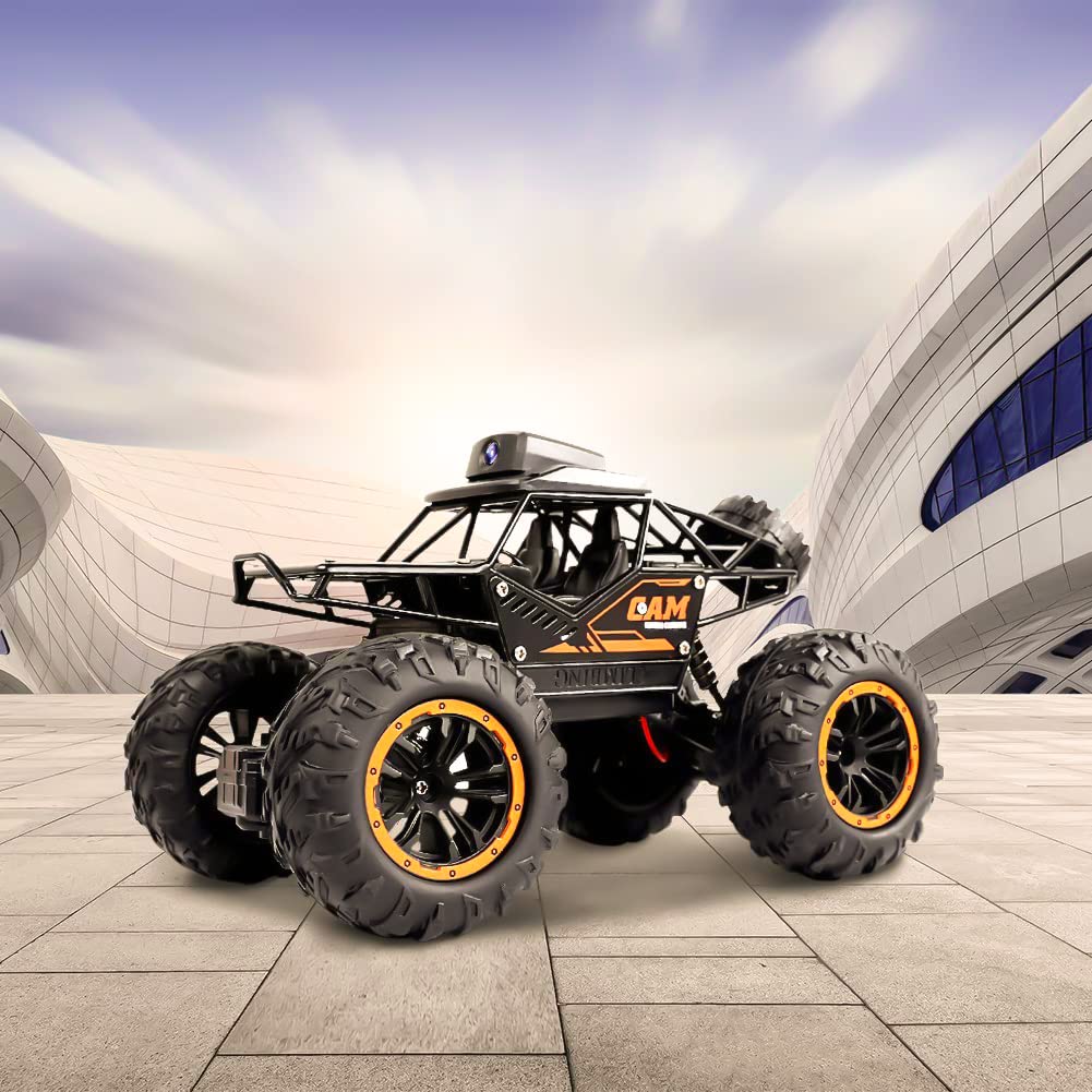 ROVPRO RC Car anti skid tires maintain grip on rocks, sand and grass.