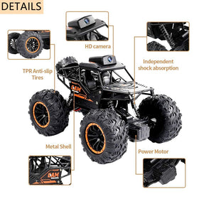 ROVPRO RC Car app control interface enables intuitive wireless steering.