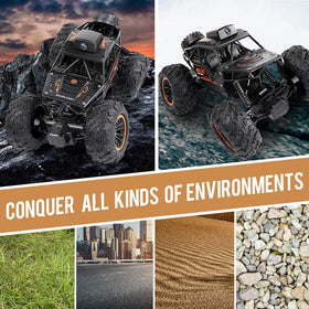ROVPRO RC Car durable chassis supports realistic racing and rough-terrain play.