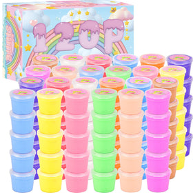 Rowecvce Cloud Slime Kit in an oversized box with vibrant colors for play.