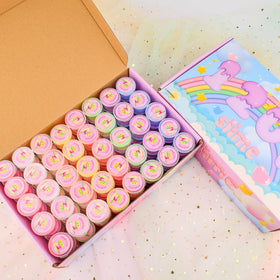 Rowecvce Cloud Slime Kit showing bright colors for creative play.