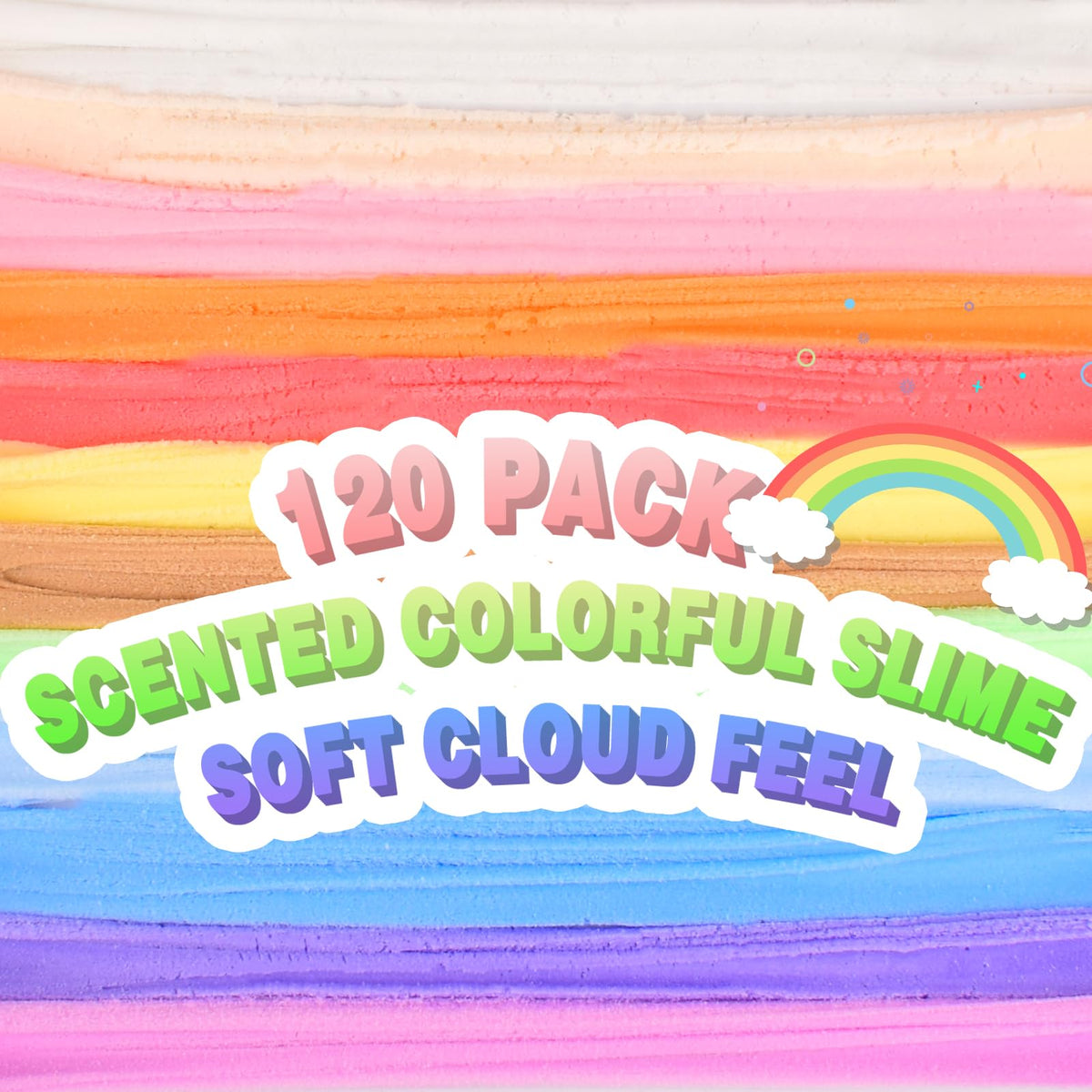 Rowecvce Cloud Slime with soft touch texture ideal for gentle play.