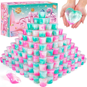 Rowecvce Valentine Slime Gift amplifies gifting moments with vibrant, reusable slime packs.