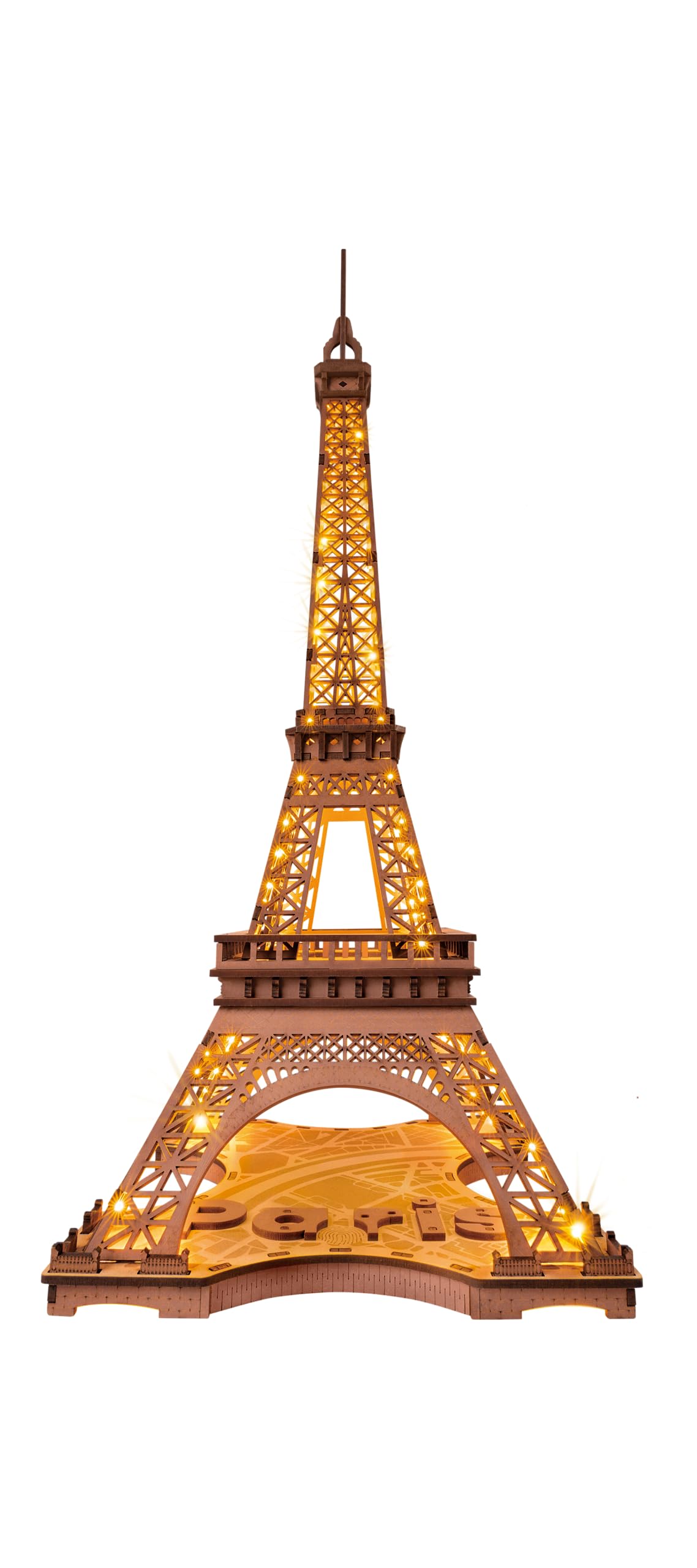 Rowood Eiffel Tower 3D puzzle with detailed adult assembly for a stylish display
