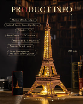 Rowood Eiffel Tower as a unique festival gift idea for adults