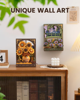 rowood Sunflower 3D Puzzle room decor display idea