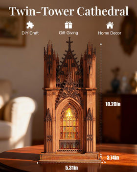 Rowood Wooden Model Kit building set—hands-on adult craft experience.