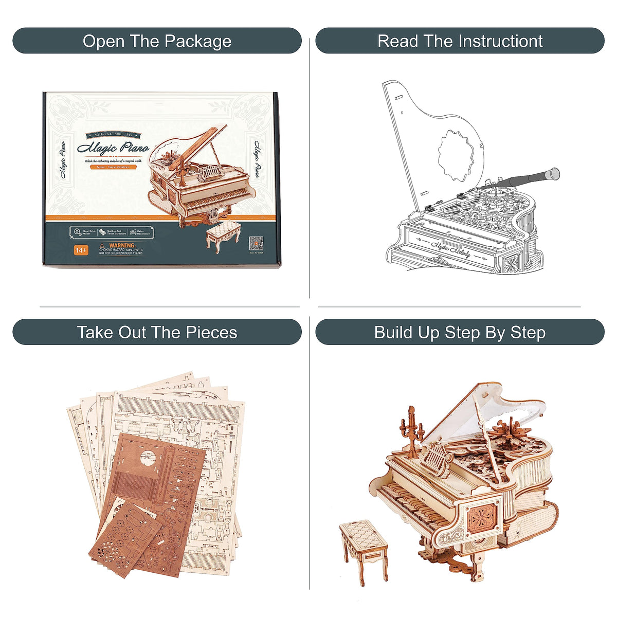 rowood wooden puzzle unboxing hints at thoughtful, craftsman-quality parts